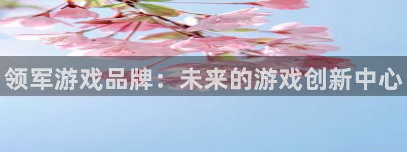 db电竞官网平台代理开号是真的吗：领军游戏品牌：未来的游戏创新中心