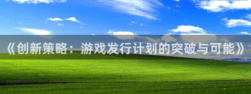 db电竞子寓意：《创新策略：游戏发行计划的突破与可能》